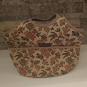 Like new Longaberger "Autumn Path" mini tote